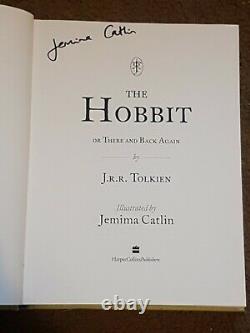 SCARCE! The Hobbit SIGNED J. R. R TOLKIEN Jemima Catlin ILLUSTRATED