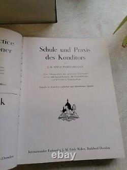 SCHULE PRAXIS DES KONDITORS Confectioners School Practice WEBER Recipes 1927