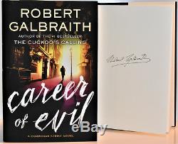 SIGNED 1/1 CAREER OF EVIL Robert Galbraith / J. K. Rowling (Lethal White) COA HX
