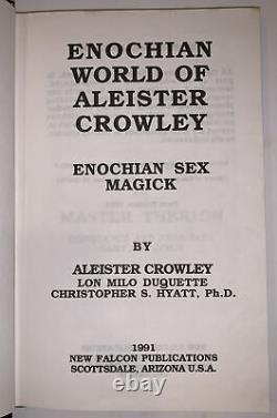 SIGNED, 1 of 111, ENOCHIAN WORLD OF ALEISTER CROWLEY, MAGICK, OCCULT, HYATT