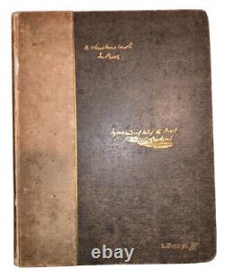 SIGNED, 1 of 250, CHARLES DICKENS, CHRISTMAS CAROL, 1890, MANUSCRIPT FACSIMILE