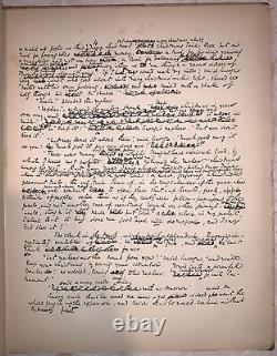 SIGNED, 1 of 250, CHARLES DICKENS, CHRISTMAS CAROL, 1890, MANUSCRIPT FACSIMILE