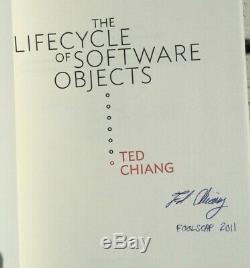 SIGNED 1ST ED. The Lifecycle of Software Objects by Ted Chiang (2010, Hardcover)