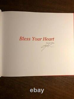SIGNED 1ST EDITION BLESS YOUR HEART by GRANT ELLIS KRIS GRAVES H/B 2016