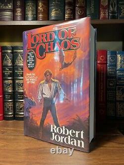 SIGNED 1st/1st Lord of Chaos by Robert Jordan FIRST EDITION Wheel of Time