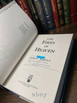 SIGNED 1st/1st The Fires of Heaven Robert Jordan FIRST EDITION Wheel of Time