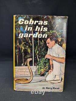 SIGNED 1st EDITION Cobras in his Garden BILL HAAST Biography HC/DJ 1965 Kursh