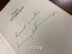 SIGNED 1st EDITION Henry Kissinger Years Of Upheaval (1982) No Slip Cover