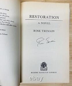 SIGNED 1st Edition 1st Printing ROSE TREMAIN RESTORATION Booker Shortlist