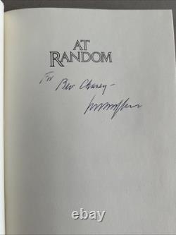 SIGNED 1st Edition At Random Bennett Cerf Hardcover Donald Klopfer Association