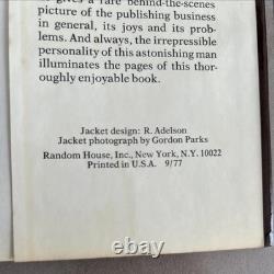 SIGNED 1st Edition At Random Bennett Cerf Hardcover Donald Klopfer Association