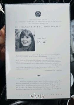 SIGNED 1st Edition Merrick Anne Rice Leather Hardcover Franklin Library Sealed