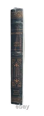 SIGNED 1st Edition Merrick Anne Rice Leather Hardcover Franklin Library Sealed