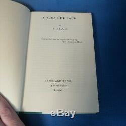 SIGNED 1st Edition P. D. James' Cover her Face', pub. 1962 Faber and Faber
