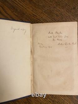 SIGNED 1st Edition Quiller-Couch, Cambridge, 1912 Oxford Book Victorian Verse