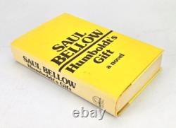 SIGNED 1st Edition SAUL BELLOW Humbolts Gift 1st/1st Pulitzer Nobel Prize HCDJ