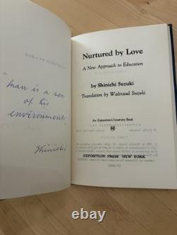 SIGNED 1st Edition Shinichi Suzuki Nurtured by Love Exposition HCDJ