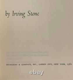 SIGNED 1st Edition The Agony and the Ecstasy IRVING STONE 1961 HC DJ Inscribed
