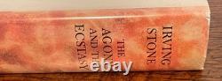 SIGNED 1st Edition The Agony and the Ecstasy IRVING STONE 1961 HC DJ Inscribed