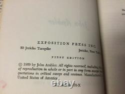 SIGNED 1st Edition The Hunters JOHN AMBLER (1969 HC/DJ)