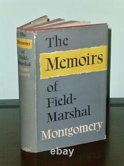 SIGNED 1st Print The Memoirs of Field-Marshall Montgomery Collins 1958 UK HB War