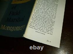 SIGNED 1st Print The Memoirs of Field-Marshall Montgomery Collins 1958 UK HB War