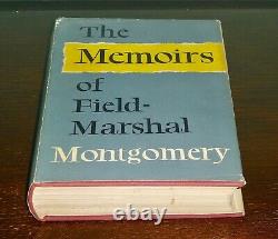 SIGNED 1st Print The Memoirs of Field-Marshall Montgomery Collins 1958 UK HB War