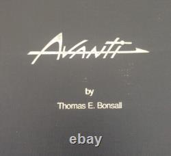 SIGNED! 1st Printing Numbered 1st Edition, Studebaker AVANTI by Thomas Bonsall