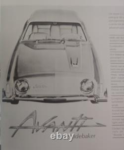 SIGNED! 1st Printing Numbered 1st Edition, Studebaker AVANTI by Thomas Bonsall SIGNED! 1st Printing Numbered 1st Edition, Studebaker AVANTI by Thomas Bonsall