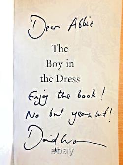 SIGNED 1st edition The Boy in the Dress by David Walliams (Hardback, 2008)