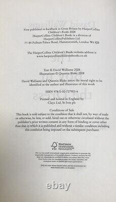 SIGNED 1st edition The Boy in the Dress by David Walliams (Hardback, 2008)