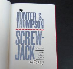 SIGNED #52/300 SCREWJACK Hunter S. Thompson MINT 1991 Neville LIMITED MEGA-RARE