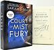 SIGNED A Court of Mist and Fury Sarah J Maas AUTOGRAPHED BOOK (Silver Flames)