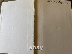 SIGNED ALAN CHAPMAN TRANSMISION DEL CALOR 1st Edition Spanish 1969 Autógrafo