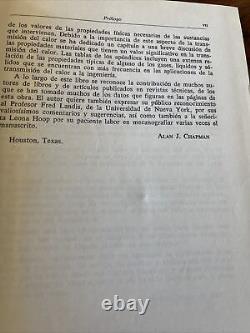 SIGNED ALAN CHAPMAN TRANSMISION DEL CALOR 1st Edition Spanish 1969 Autógrafo