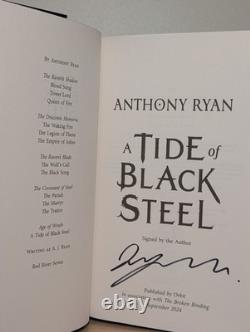 SIGNED Age of Wrath Series Set Anthony Ryan 1st/1st Edition Sprayed Edges HC New