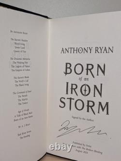 SIGNED Age of Wrath Series Set Anthony Ryan 1st/1st Edition Sprayed Edges HC New
