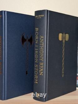 SIGNED Age of Wrath Series Set Anthony Ryan 1st/1st Edition Sprayed Edges HC New