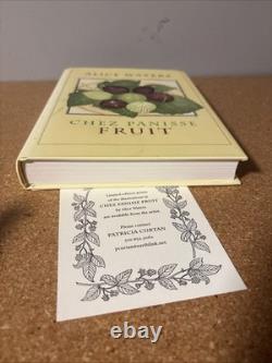 SIGNED Alice Waters Chez Panisse Fruit 1st Ed Cookbook with Limited Edition Prints