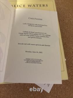 SIGNED Alice Waters Chez Panisse Fruit 1st Ed Cookbook with Limited Edition Prints