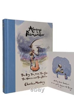 SIGNED Always Remember Charlie Mackesy 1st/1st Edition Hardback Collectible Book