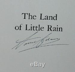 SIGNED Ansel Adams The Land Of Little Rain Original 1950 HC DJ Mary Austin