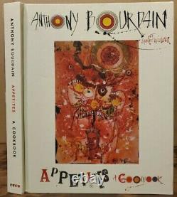SIGNED Anthony Bourdain 2016 Appetites Cookbook Hardcover 1ST Autographed Plate
