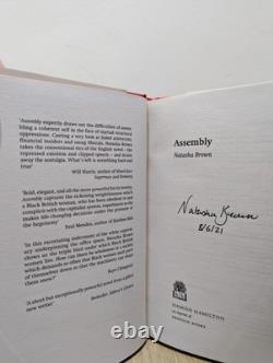SIGNED Assembly Natasha Brown Dated 1st Edition 1st Printing HC New Collectible