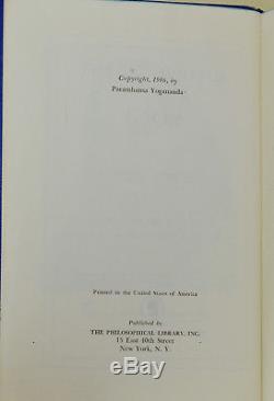 SIGNED Autobiography of a Yogi PARAMHANSA YOGANANDA First Edition 1st 1946