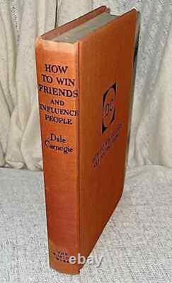 SIGNED BY Dale Carnegie How to Win Friends & Influence People First Edition 53rd