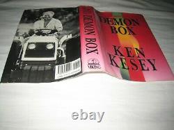 SIGNED BY KEN KESEY Ken Kesey Demon Box FIRST EDITION 1986 DW 1st /1st SCARCE