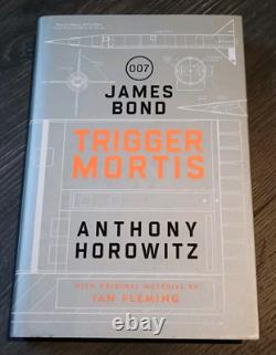 SIGNED By Stirling Moss & Anthony Horowitz Trigger Mortis 1st Edition Book Bond SIGNED By Stirling Moss & Anthony Horowitz Trigger Mortis 1st Edition Book Bond