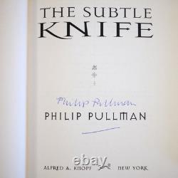 SIGNED COPY Philip Pullman The Subtle Knife 1st US Edition 1st Impression 1997