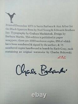 SIGNED Charles Bukowski Factotum First Edition